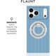 thumbnail image 5 of Funda Square oficial de FLAUNT para iPhone 17 Pro Max con rayas Oxford azul y blanco, 5 of 9