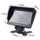 thumbnail image 4 of Monitor Vanxse de 7" IPS de 4 canales con división cuádruple 12V-24V, 4 of 9