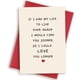 thumbnail image 1 of Tarjeta de cumpleaños Love You Longer, poema romántico y divertido aniversario, 1 of 4