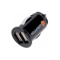 Genérico - Kit Android Griffin Cargador 2 Usb+Cable Micro Usb Para Auto Celular