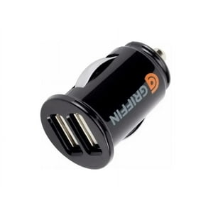 Genérico - Kit Android Griffin Cargador 2 Usb+Cable Micro Usb Para Auto Celular
