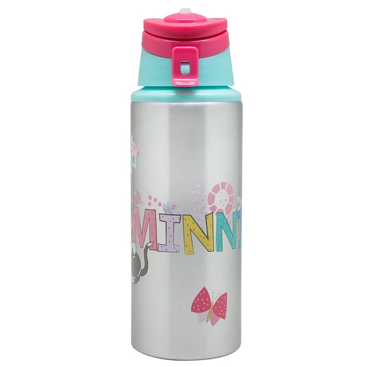 Disney - Botella Metalica 500ml Licencias Minnie