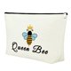 thumbnail image 1 of Bolsa de Maquillaje Mxrymvu Regalos para Amantes de las Abejas de Algodón y Lino, 1 of 7