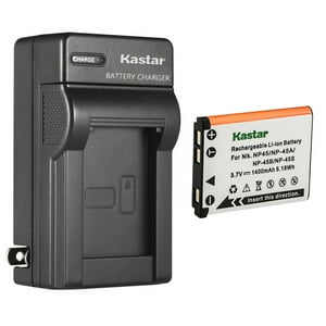 Kastar - Reemplazo De Batería Y Cargador De Pared Ac Para Fujifilm Np-45