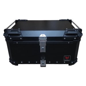 Baúl Top Case Para Motocicleta 65L Negro Ridewolf 0712-65