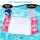 thumbnail image 4 of Hamaca de piscina Aqua LEISURE Waterlife 4 en 1, paquete de 2 unidades, azul marino/rosa, 4 of 6
