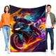 thumbnail image 1 of Motocicleta anti-pilling, suave, ligera, esponjosa y acogedora de lujo para hogar y cocina – Perfecta para niños y adultos,70X110cm, 1 of 6