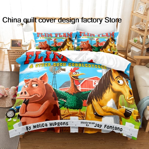 FLIM FLAM Bedding Set Single Twin Full Queen King Size Bed Set Adult Kid Bedroom Duvetcover Sets parure de lit BedBed Sheets