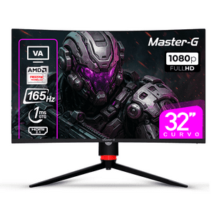 Master-G - Monitor Gamer 32"" Curvo Fhd Hdr Va 165Hz 1Ms Mgmg3240C