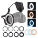 thumbnail image 1 of Linterna de anillo LED macro Andoer HD-130 para Canon Nikon, 1 of 9