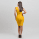thumbnail image 3 of Vestido ajustado amarillo Talla L Mujer, 3 of 3