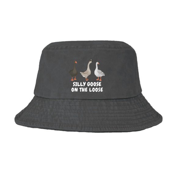 Gorra tipo cubo Sefgaen "Ganso Travieso en Libertad"