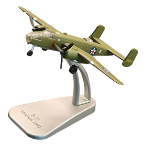 Magideal - Modelo De Avión, Modelo De Avión B25, Escala 1:144, Avión De B-25, Modelo De Avión, Juguete Para Estantería, Gabinete De Decoración De Oficina