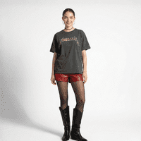 Polera Manga Corta Logo Negro Metallica