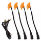 thumbnail image 1 of Luces Led Tipo Raptor Universal Parrilla Rejilla Ambar X4, 1 of 2
