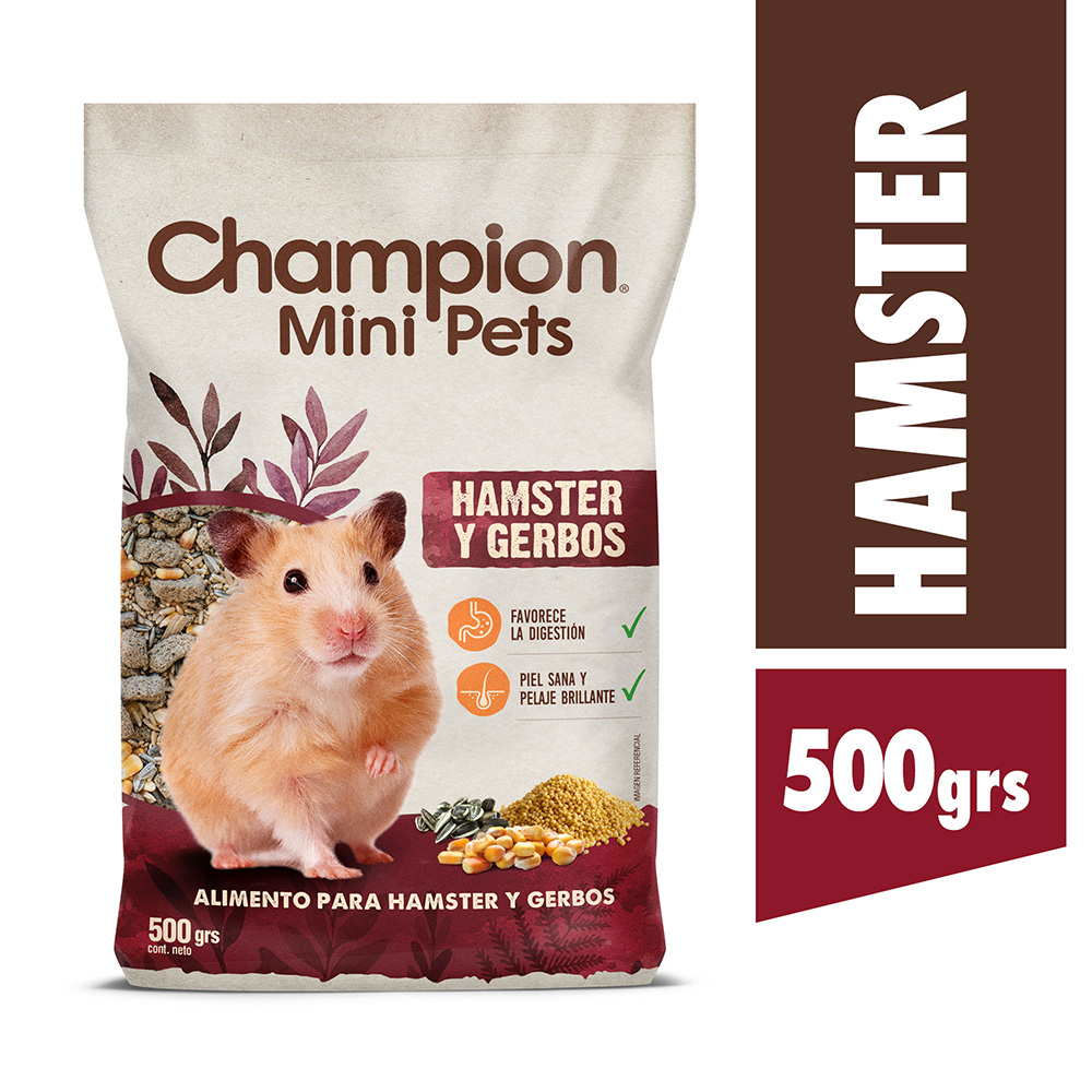 Alimento Para Hámsters Y Jerbos Bolsa 500 gr Mini Pets
