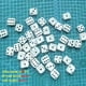thumbnail image 1 of 1pc Halloween White Skull Dice, Casual Party Board Game Toy Cosplay Tool, 1 of 2