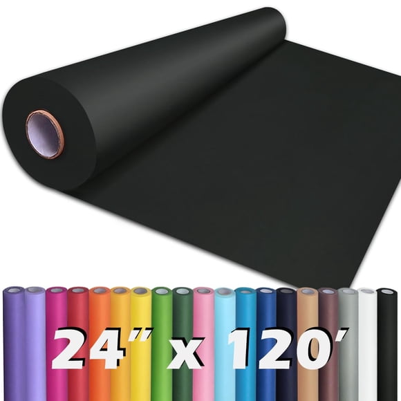 Rollo de papel kraft PH PERKHOMY 24 x 120' (80 g/m²/55 lb) negro