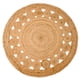 thumbnail image 4 of Alfombra KEMA de yute trenzada, redonda, 150 cm, resistente a las manchas, 4 of 6