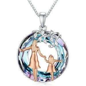 Vousez - Collar Mujer Hija Cristal Plata 925