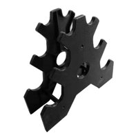 Magideal - Soporte Para Mancuernas Portátil De 3 Niveles Accesorios Deportivos Antideslizante Durable Ahorro De Espacio Soporte Para Mancuernas En Apariencia De Árbol