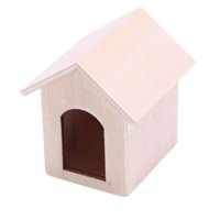 Magideal - 1:12 Casa De Muñecas Miniatura Mascota Perro Gato Casa Simulación Muebles Modelo Juguetes Adornos Hogar Paisaje Suministros Muñeca Accesorios Decoraci Blanco
