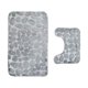 thumbnail image 3 of Juego De Alfombras De Baño De 2 Piezas Alfombra De Baño En Forma De U Y Alfombra Gris, 3 of 3