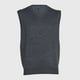 thumbnail image 1 of Sweater Cuello V Unisex S/M gris oscuro S, 1 of 4
