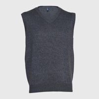Jayson - Sweater Cuello V Unisex S/M Gris Oscuro S