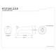 thumbnail image 2 of Salida de tina Kingston Brass K1213A8 Showerscape cromo níquel cepillado, 2 of 2