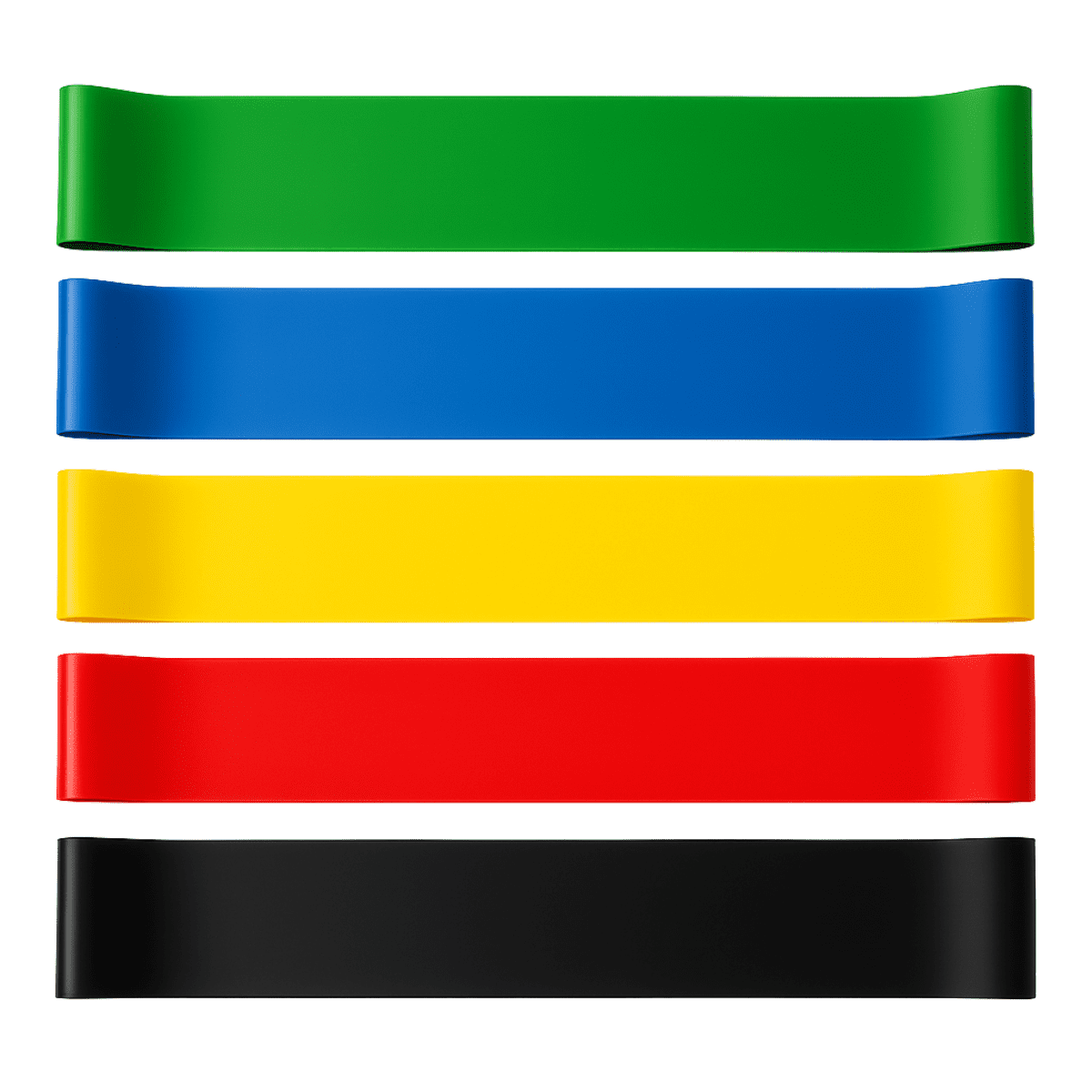 Linea Sport - Set De 5 Bandas Elásticas De Ejercicios