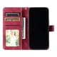 thumbnail image 2 of Funda Cartera para Samsung Galaxy S25 Edge Tapa con Ranuras, Soporte y Correa Rojo, 2 of 5