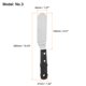 thumbnail image 2 of Uxcell No.3 Cuchillo de Paleta de Pintura Espátula Redonda de Acero Inoxidable para Óleo Acrílico, 2 of 6