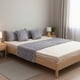 thumbnail image 1 of Juego De Piecera Peluda Texturizada Medida 70x190cm Pie De Cama Gris, 1 of 3