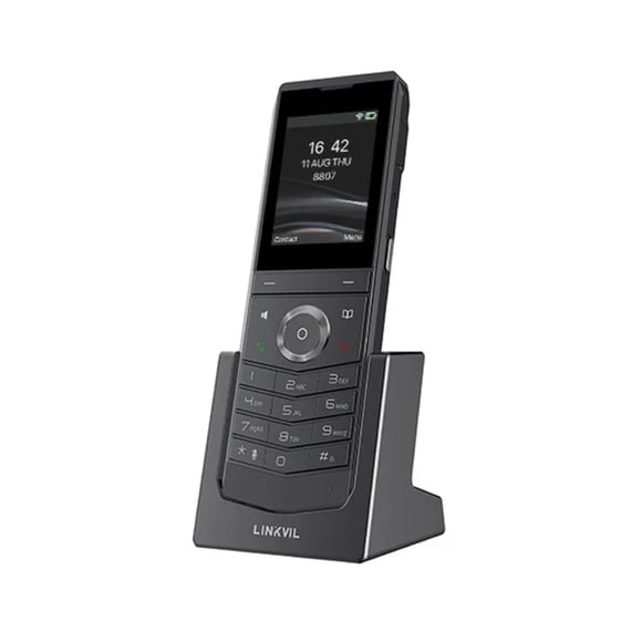 Teléfono portátil inalámbrico Fanvil W611W con pantalla LCD a color de 2.4''