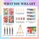 thumbnail image 4 of Kit de Pintura por Números Camocin 4 Pack con Caballete, 4 of 7