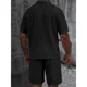 thumbnail image 3 of Conjunto Hombre 2 Piezas Short Camisa Textura Tendencia Urbana 0279, 3 of 3