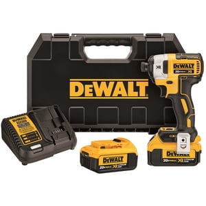 Destornillador De Impacto Dewalt 20V Max* Xr Sin Escobillas, 3 Velocidades, 4.0 Ah