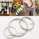 thumbnail image 4 of Anillos para Llaves HoAoOo Paquete de 50, 32 mm, Metal Plateado, 4 of 7