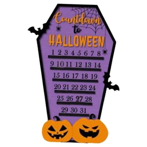 Bothyi - Calendario De Halloween Signo De Cuenta Regresiva De Halloween Para La Decoración De Halloween De La Casa De Vacaciones