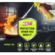 thumbnail image 2 of Kit de defensa contra incendios HALT! 2 aerosoles de espuma de 284 g, manta ignífuga y bolsas, 2 of 9