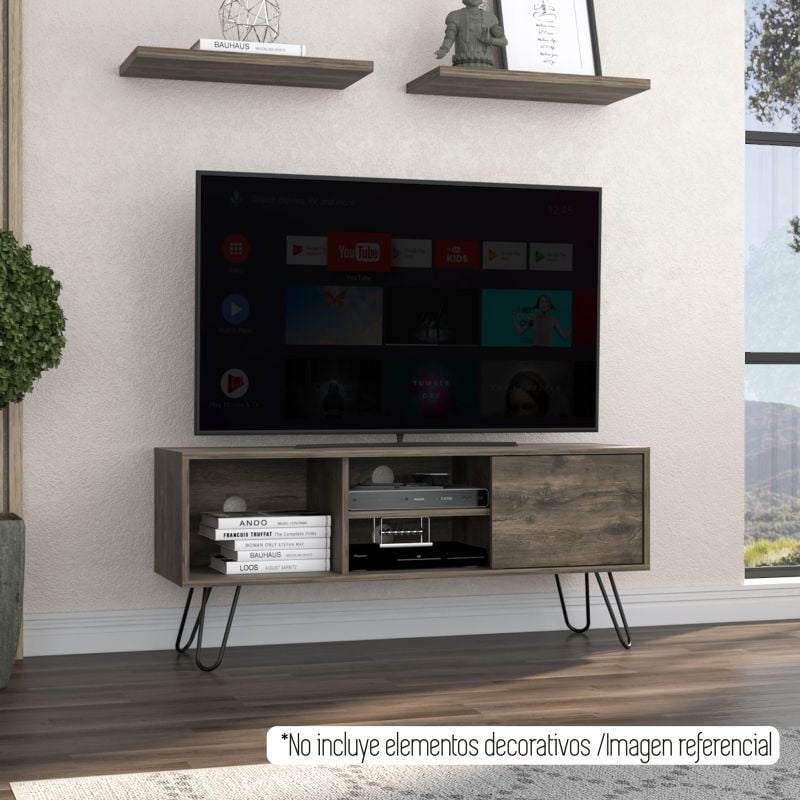 Tuhome - Rack Mueble Para Tv Z 115 Andorra Bellota