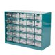 thumbnail image 1 of Caja De Almacenamiento De 25 Piezas De Cajón Caja De Herramientas De Garaje Para El Hogar Tornillos Gabinete Para Manualidades Verde, 1 of 5