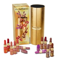 Set Miniatura Lápiz Labial Lustreglass Mac Golden Girls 12 X 1.5G Mujer
