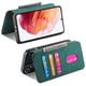 thumbnail image 2 of Funda Billetera Magnética para Samsung Galaxy S21 Soporte Tarjetas Desmontable Verde, 2 of 6