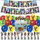thumbnail image 1 of Kit Decoración Cumpleaños Roblox Fans Con Globos Y Topper, 1 of 6