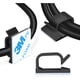 thumbnail image 1 of XHF 120PCS 58 Black Adhesive Cable Wire Wall Light Clips, 1 of 3