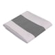 thumbnail image 4 of Toalla de playa a rayas, toalla de baño, toalla de playa, toalla de baño súper absorbente de gran tamaño, toalla de piscina para acampar, Spa, baño, p Gris, 4 of 4