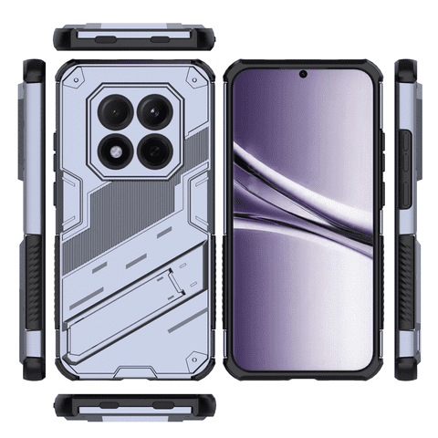Funda Gangxun Antigolpes Para Xiaomi Redmi Note 15 Pro 5G Con Soporte Invisible, Antihuellas Y Protección Completa