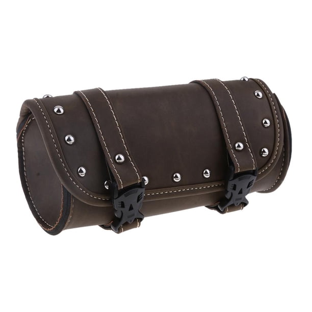 kit de herramientas para parabrisas universal de la motocicleta bolsa de almacenamiento bolsa de equitación marrón